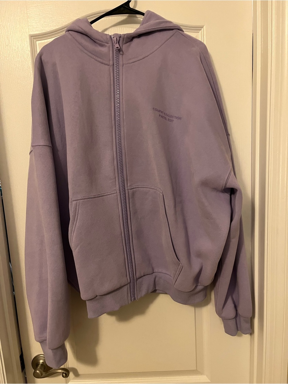 Comfrt Lavender Zip-Up Hoodie Jacket